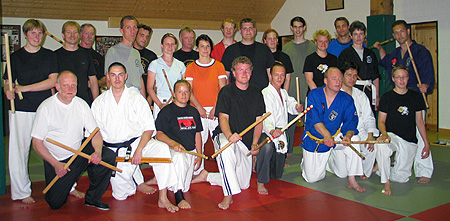 Teilnehmer des Bo-Jutsu-LG in Aurich