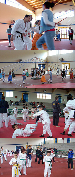 Eröffnung und Training in Petralia