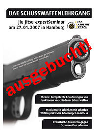Schußwaffenlehrgang ausgebucht!